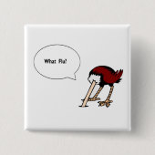 Welche Grippe? Button (Vorderseite)