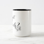 Welche hohe Strand-Kaffee-Tasse Zweifarbige Tasse (Mittel)