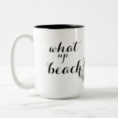 Welche hohe Strand-Kaffee-Tasse Zweifarbige Tasse (Links)