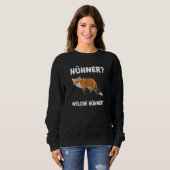 Welche Hühner Fox Meme Sweatshirt (Vorne ganz)