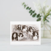 Welche ist die Hübsche Schauspielerin? Postkarte (Stehend Vorderseite)