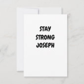 WELCHE LAGE DER GOTT ERINNERN KANN RSVP KARTE (Rückseite)