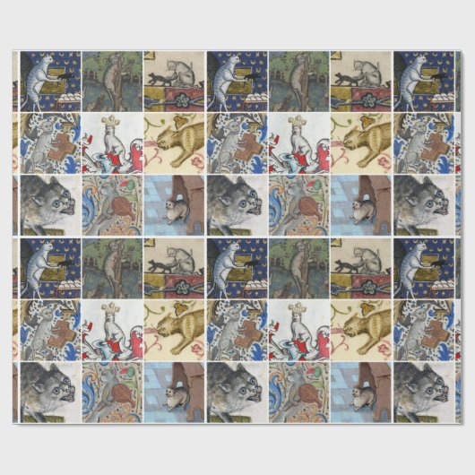 Welche mittelalterliche Katze bist du heute? - Hil Geschenkpapier (Flach)