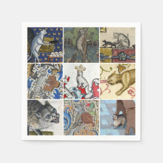 Welche mittelalterliche Katze bist du heute? Serviette