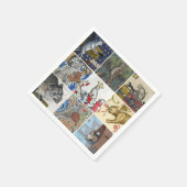 Welche mittelalterliche Katze bist du heute? Serviette (Ecke)