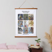 Welche mittelalterliche Katze bist du heute? Wandteppich Mit Holzrahmen (Schlafzimmer)