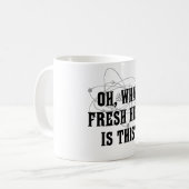 Welche neue Hölle ist diese? Kaffeetasse (Vorderseite Links)
