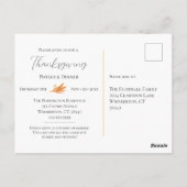 Welche Türkei? Erntedank der unschuldigen Katzen P Postkarte (Rückseite)