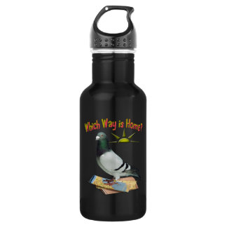 Welche Weise ist Zuhause? Tauben-Kunst Edelstahlflasche