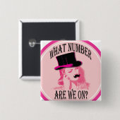 welche Zahl sind wir eingeschaltet? Schnurrbart Button (Vorne & Hinten)