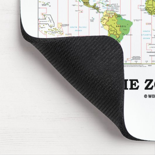 Welche Zeit-Zone sind Sie herein? Mousepad (Ecke)