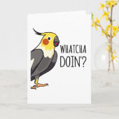 Welchen Doin Parrot dir zusieht Karte (Gelbe Blume)