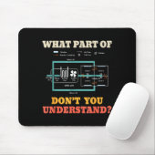 Welchen Teil Verstehen Sie Nicht Lustiger Hvac-Ins Mousepad (Mit Mouse)