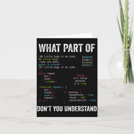 Welchen Teil von Computer Science verstehen Sie ni Karte (Vorderseite)