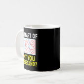 Welchen Teil von dir verstehst du nicht_ Lustiger  Kaffeetasse (Vorderseite Links)