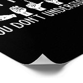 Welchen Teil von dir versteht den Designlehrer O n Poster (Ecke)