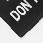 Welchen Teil von Don't You Understand Civil Struct Fleecedecke (Ecke)