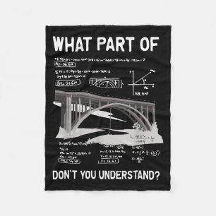 Welchen Teil von Don't You Understand Civil Struct Fleecedecke