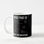 Welchen Teil von Don't You Understand Computer Sci Kaffeetasse (Links)