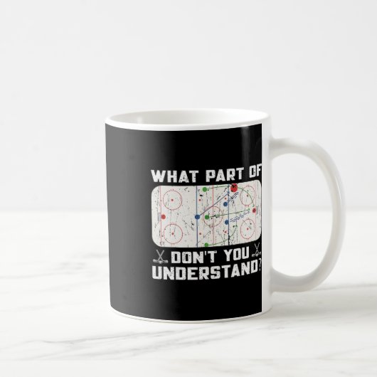 Welchen Teil von Don't You Understand Funny Ice Ho Kaffeetasse (Rechts)