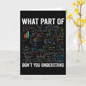 Welchen Teil von Don't You Understand Funny Math C Karte (Gelbe Blume)