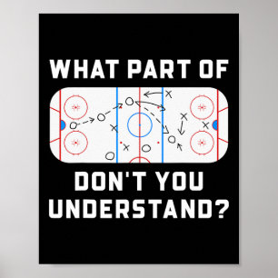Welchen Teil von Don't You Understand Lustige Hock Poster
