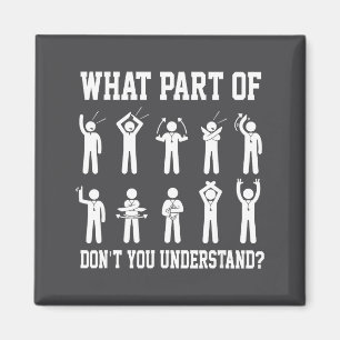 Welchen Teil von Don't You Understand Schiedsricht Magnet