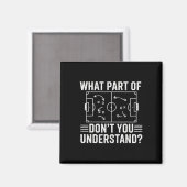 Welchen Teil von Don't You Understand Soccer Coach Magnet (Vorderseite/Rückseite)