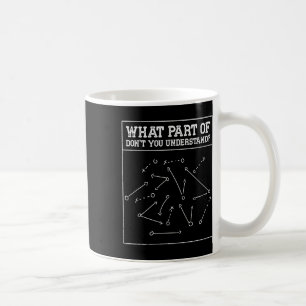 Welchen Teil von Verstehst du nicht Football-Train Kaffeetasse