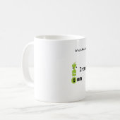 Welcher Athlet RU? - Ich bin Eisen-Mann Kaffeetasse (Vorderseite Links)