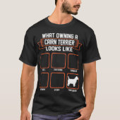 Welcher besitzende Cairn-Terrier-Hund wie lustiges T-Shirt (Vorderseite)