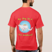 Welcher ein bisschen Hund ist der? (Seidenes T-Shirt (Rückseite)