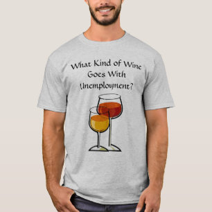 Welcher ein bisschen Wein passt zur T-Shirt