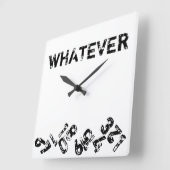 Welcher Fall auch immer die Wall-Uhr ist Quadratische Wanduhr (Winkel)