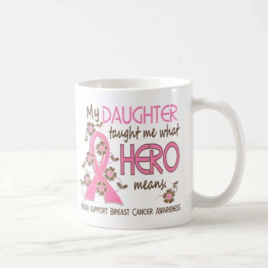 Welcher Held Brustkrebs-Tochter bedeutet Kaffeetasse (Rechts)