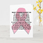 Welcher Krebs nicht tun kann Karte (Gelbe Blume)