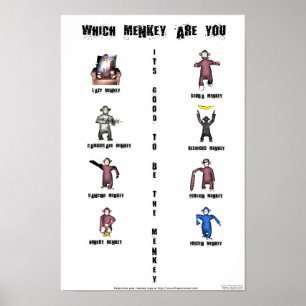 Welcher Menkey bist du? Poster