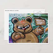 Welcher Nachtteddy Postkarte (Vorne/Hinten)