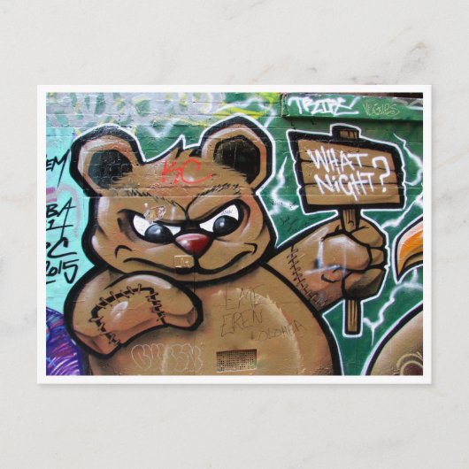 Welcher Nachtteddy Postkarte (Vorderseite)