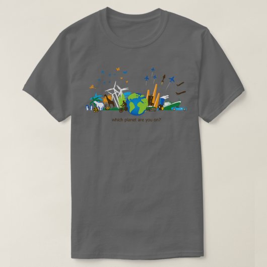 Welcher Planet bist du auf Version? T-Shirt (Design vorne)