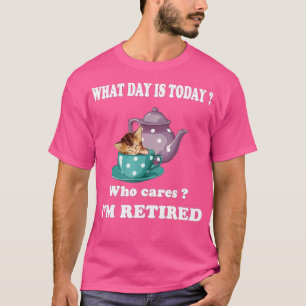 Welcher Tag ist heute, der mir den ermüdeten Chat- T-Shirt