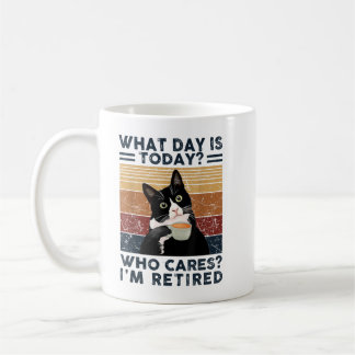 Welcher Tag ist heute, wen kümmere ich mich, ich b Kaffeetasse