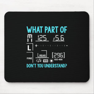 Welcher Teil des Fotografen Mousepad