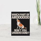 Welcher Teil des Hundes von Aroooooooo, der mehr B Karte (Vorderseite)