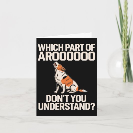 Welcher Teil des Hundes von Aroooooooo, der mehr B Karte (Vorderseite)