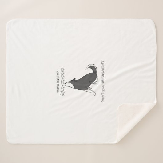 Welcher Teil von Arooo versteht man nicht als Husk Sherpadecke (Vorderseite (Horizontal))