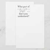 Welcher Teil von..? Briefpapier (Vorne/Hinten)