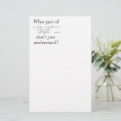 Welcher Teil von..? Briefpapier (Stehend Vorderseite)
