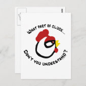 Welcher Teil von Cluck... Postkarte (Vorne/Hinten)