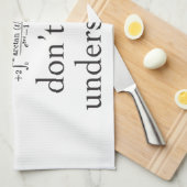 Welcher Teil von..? Geschirrtuch (Viertel Falte)